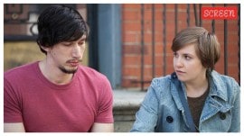 Adam Driver and Lena Dunham in Girls.
