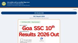 Goa Board SSC 10th Results 2026