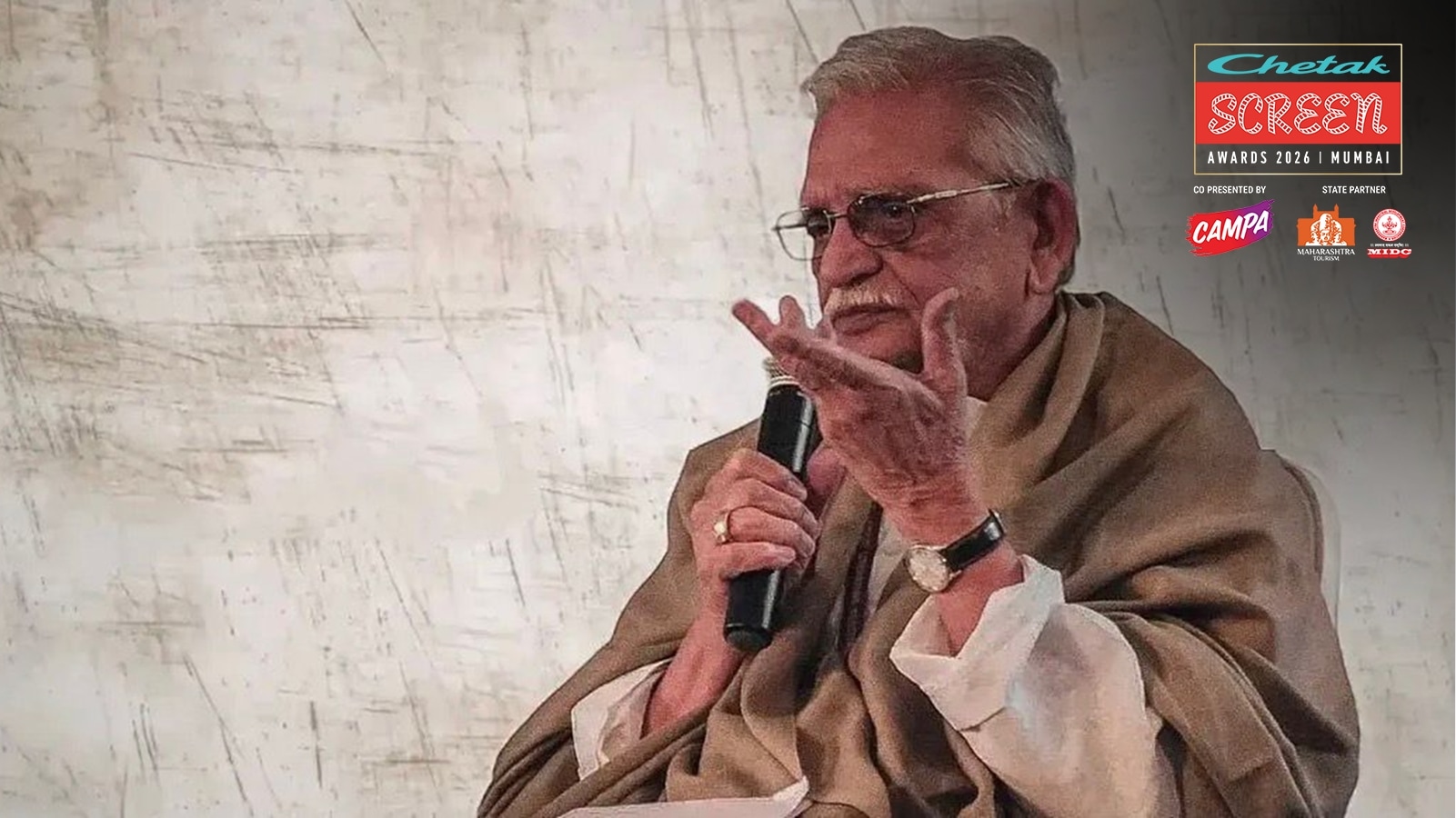 Chetak Screen Awards 2026: Gulzar wins Best Lyrics award for ‘Ul Julool Ishq’ from Gustaakh Ishq Chetak Screen Awards 2026: Gulzar wins Best Lyrics award for ‘Ul Julool Ishq’ from Gustaakh Ishq