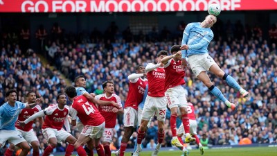 Haaland needed a statement goal in a clutch game to punctuate his season. (AP Photo)