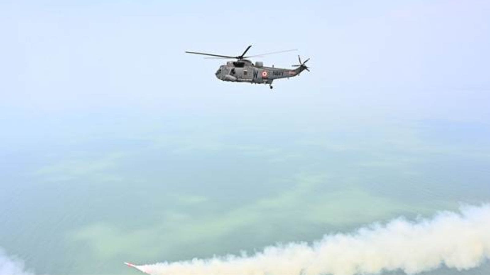 DRDO, Navy conduct first salvo launch of helicopter-launched anti-ship missile