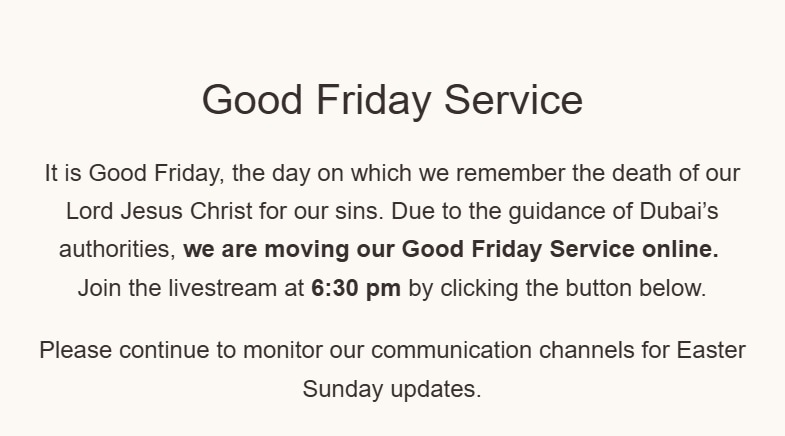 Redeemer Church of Dubai