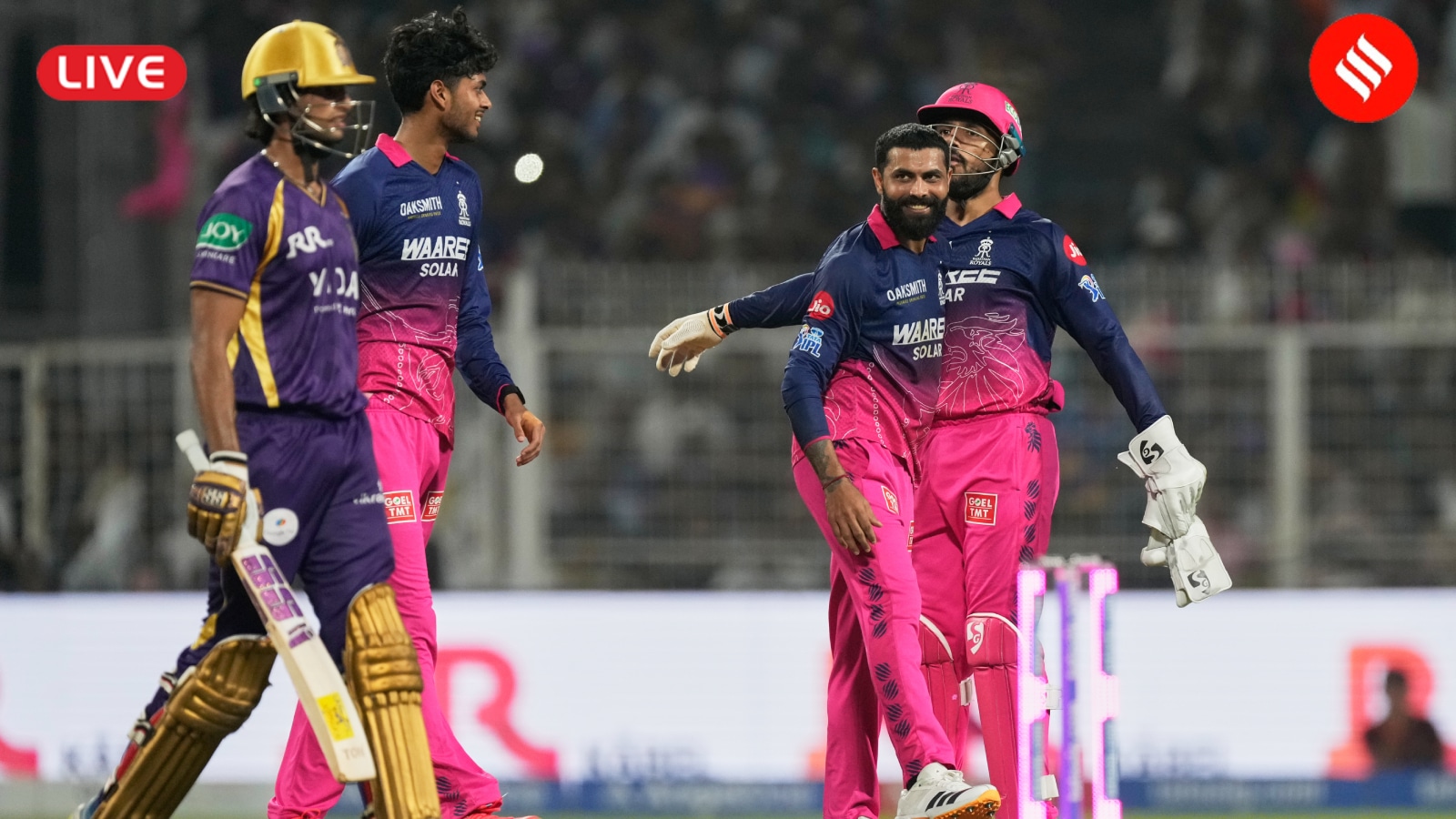 KKR vs RR Live Score, IPL 2026: 19-year-old Yash Raj Punja gets maiden wicket in IPL on debut; KKR 85/6 in 13.3 overs
