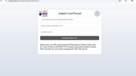 JEE Advanced Admit Card 2026 Out: JEE Advanced 2026 admit card out