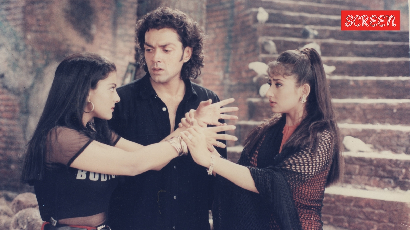 गुप्त में काजोल, बॉबी देओल, मनीषा कोइराला