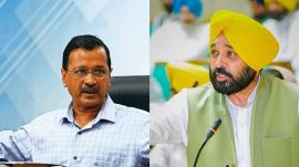Both Arvind Kejriwal and Bhagwant Mann fielded jibes at Raghav Chadha after his press conference
