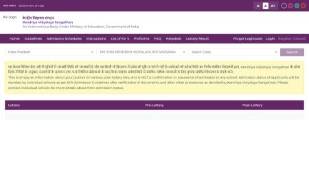 KVS Lottery Results Out 2026: Admission lists issued for Class 1; websites to check