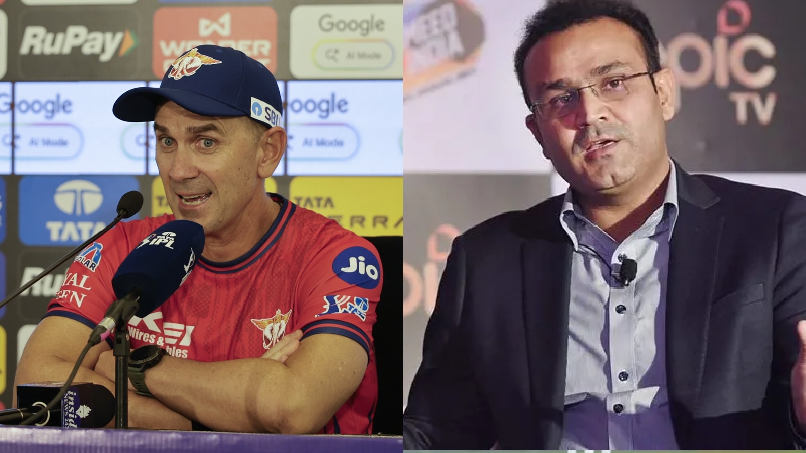 Former India batter Virender Sehwag has slammed the decision and questioned LSG's star-studded backroom staff of head coach Justin Langer as well director of cricket Tom Moody and strategic advisor Kane Williamson (BCCI/File Photo)