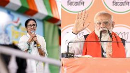Prime Minister Narendra Modi and Chief Minister Mamata Banerjee