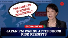 Japan PM Warns Of Ongoing Aftershock Risk, Urges Immediate Readiness