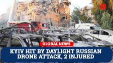 Kyiv Hit in Daylight Drone Attack, Residents Caught Off Guard: Mayor
