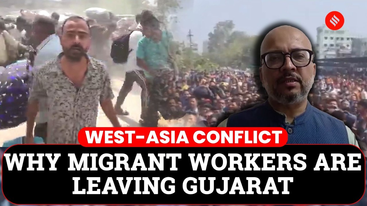 Surat Station Chaos: Migrant Workers Rush Home Amid Middle East Crisis, Police Lathicharge Crowd