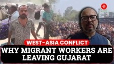 Surat Station Chaos: Migrant Workers Rush Home Amid Middle East Crisis, Police Lathicharge Crowd