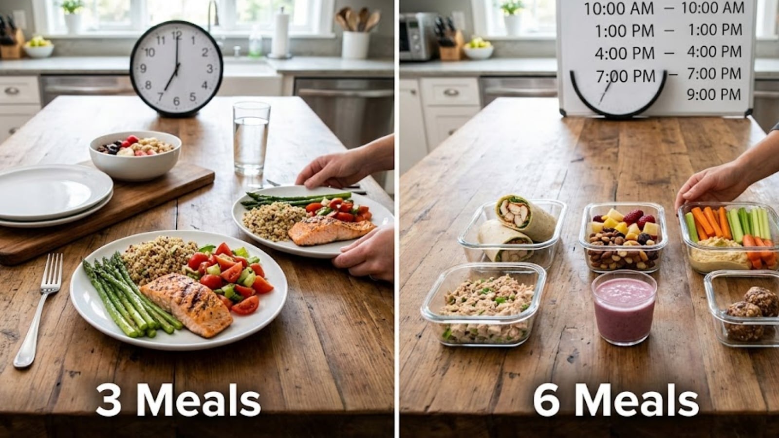 3 big meals vs. 6 small snacks: Which routine wins for glucose control?