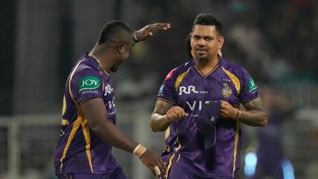 Sunil Narine has retooled himself into an almost different bowler, both in action and craft, locked in a personal mission to illustrate that he could perplex batsmen with or without mystery. (AP Photo)