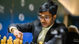 It was the third round that came as a shocker for Pragg, where he was outplayed by his longtime childhood rival, Javokhir Sindarov of Uzbekistan. (Photo Credit: Michal Walusza/FIDE)