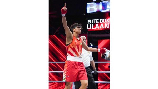 Priya claimed the 60kg gold at the Asian Boxing Championships in Ulaanbaatar, Mongolia, defeating North Korea's Won Un-gyong 3-0 in the final. (BFI Photo)