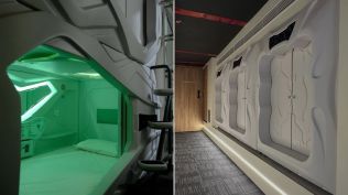 sleeping pods, pune airport, sleep pods,