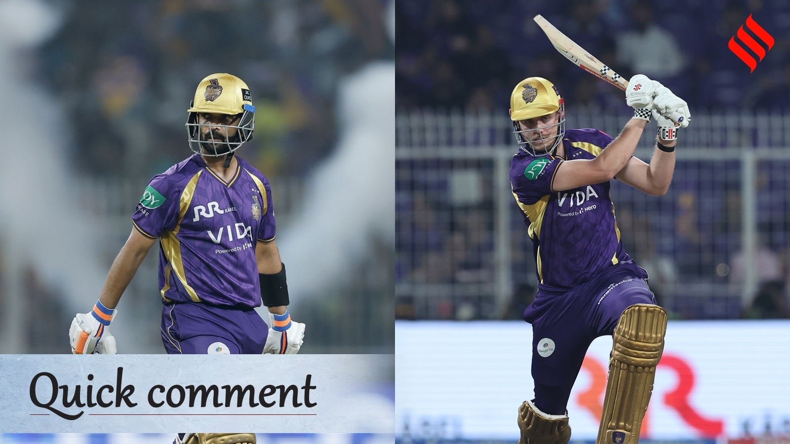 QUICK COMMENT: Between Ajinkya Rahane and Cameron Green, KKR have a strike rate issue they need to sort out