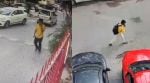 the accused, Rahul Meena, walking towards the IRS officer’s house at 6.28 am. In another clip, he is seen closer to the lane at 6.35 am. In the third footage, Rahul is seen leaving the house with a backpack and a change of pants at 7.22 am.