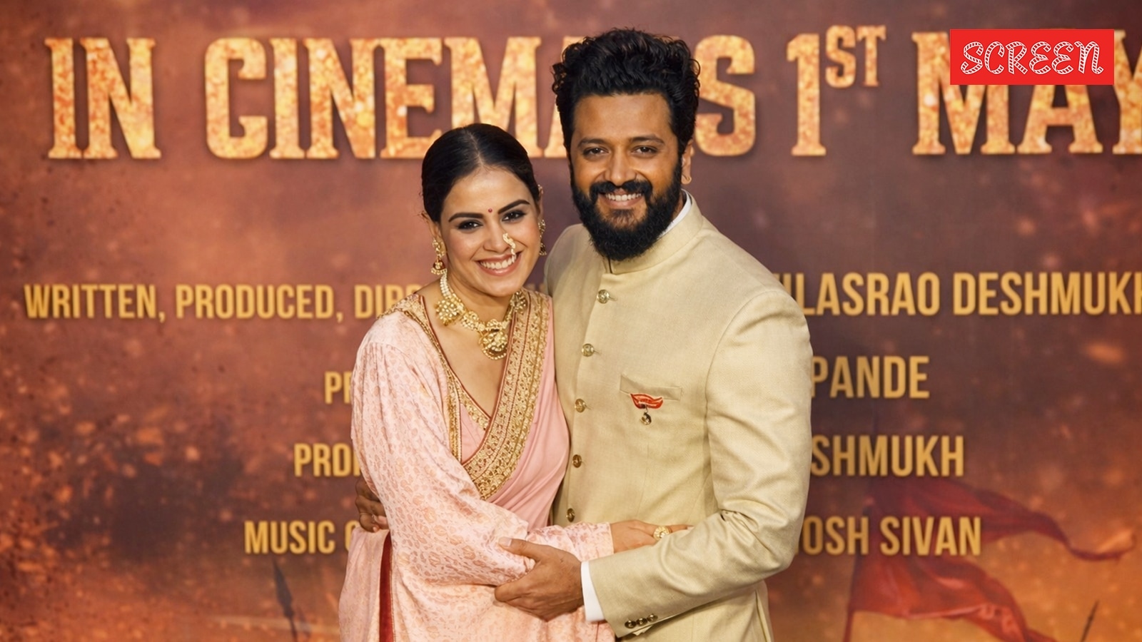 ‘Genelia Deshmukh chased and fed Riteish Deshmukh on Raja Shivaji set’: Bhagyashree