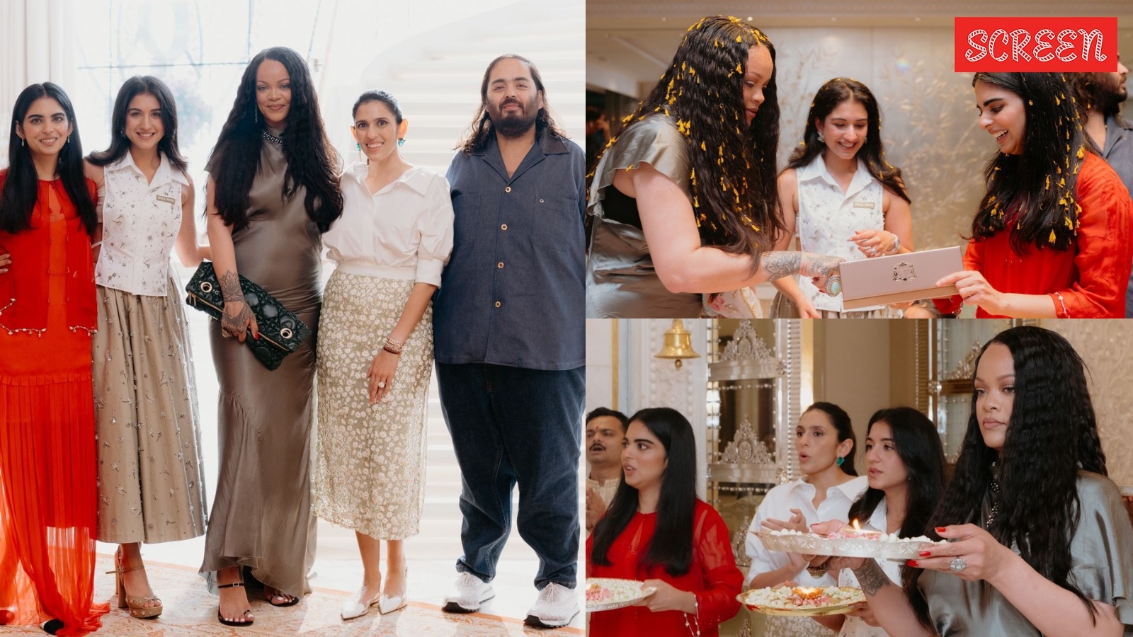 Rihanna attends intimate luncheon with Ambanis; performs aarti, dances with Isha Ambani, Radhika Merchant. Watch