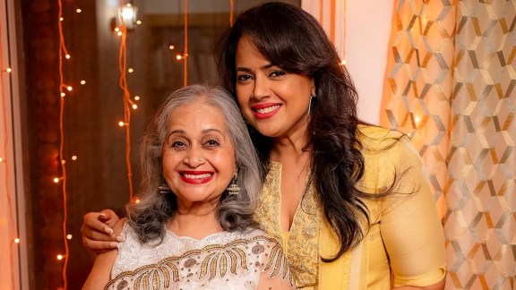 Sameera Reddy and MIL Manjri Varde