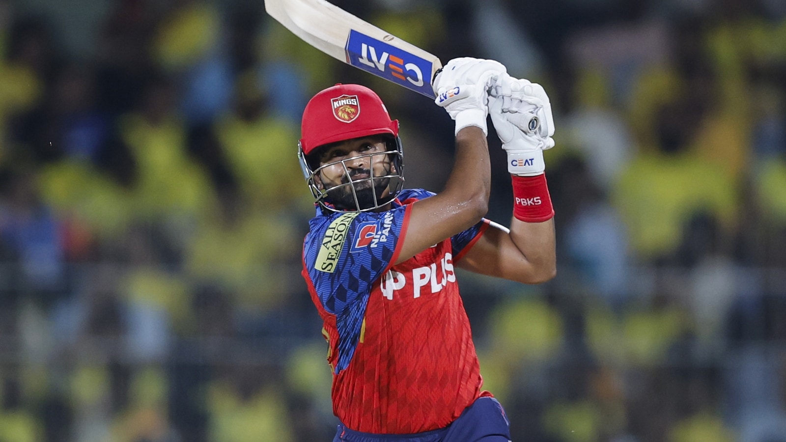 PBKS captain Shreyas Iyer scored scored 50 in 29 balls. (BCCI/CREIMAS Photo)