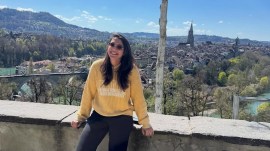 smriti mandhana visits switzerland