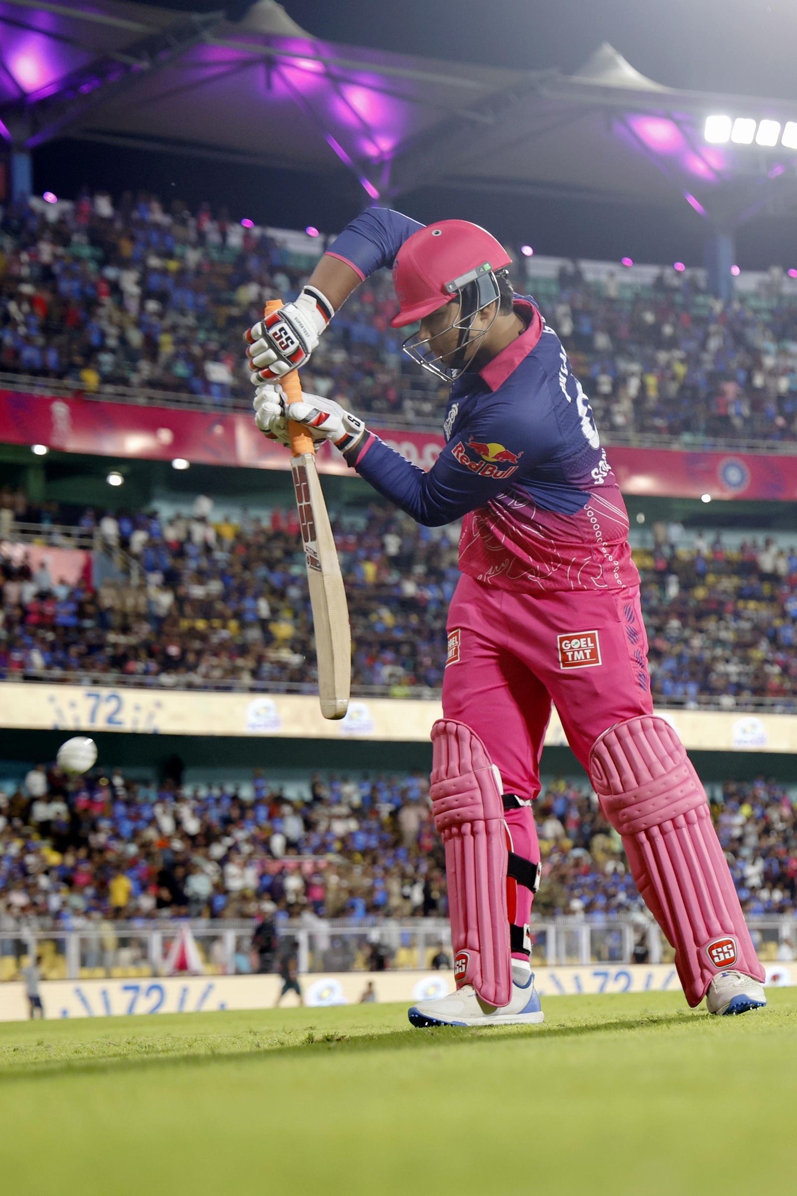 The ball to trouble Sooryavansho for now is the one, swinging in. Not necessarily full, but in line of the stumps, swinging into him. (BCCI/Creimas Photo)