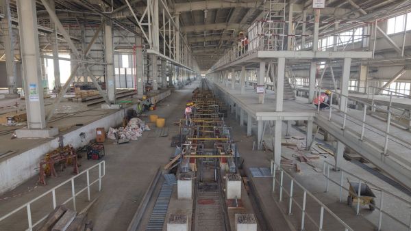 Under-construction Surat Rolling Stock Depot for Mumbai-Ahmedabad Bullet Train project (Image: NHSRCL)