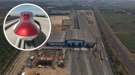 Under-construction Surat Rolling Stock Depot for Mumbai-Ahmedabad Bullet Train project (Image: NHSRCL)