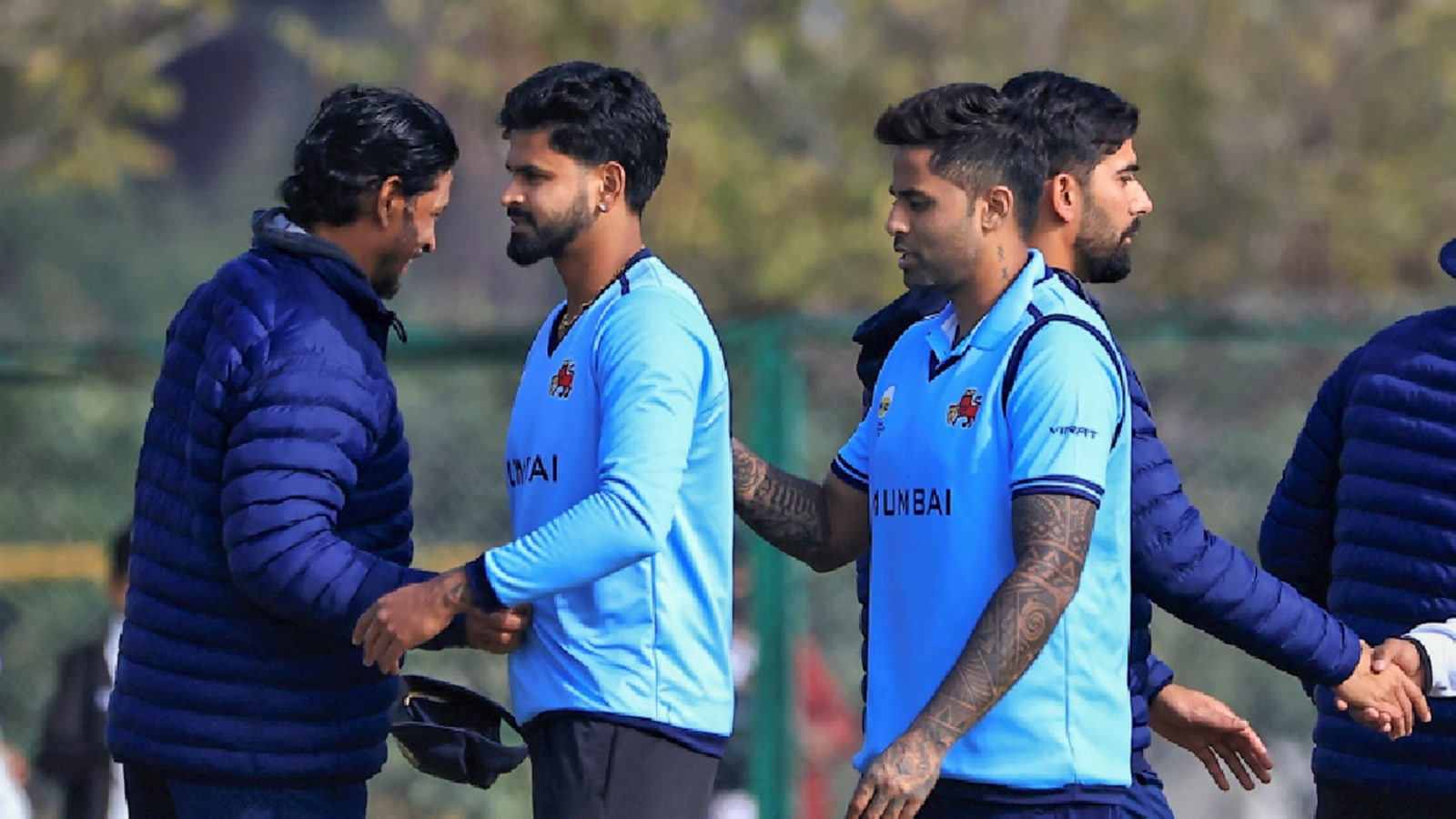 The two batsmen from Mumbai share a long and deep bond—the reel of Surya’s mother praying for Iyer’s injury to heal during last year’s Chhat Puja, revealed their closeness. (PTI Photo)