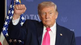 Trump says he will get peace deal ‘nice way or hard way' (AP Photo)