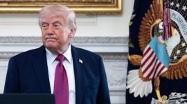 Trump reposted a video of prominent conservative author and radio host Michael Savage, who claimed the current legal system allows immigrants to exploit American laws by arriving in the “ninth month of their pregnancy”.