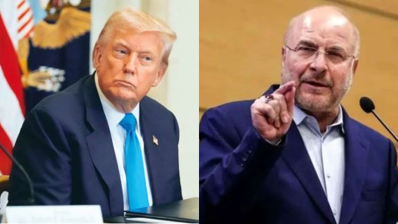 donald trump, bagher ghalibaf,