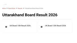 UBSE UK Board Result 2026 Class 10, 12: How to check & download results at education.indianexpress.com?
