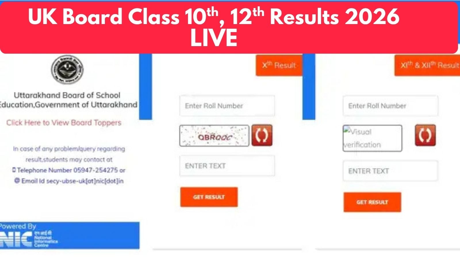 Ubse.uk.gov.in, UK Board Result 2026 Live Updates: UBSE Class 10th, 12th results today at 10 am