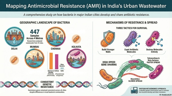 Knowledge Nugget: Superbugs in Sewers — What India’s first wastewater Antimicrobial Resistance map reveals