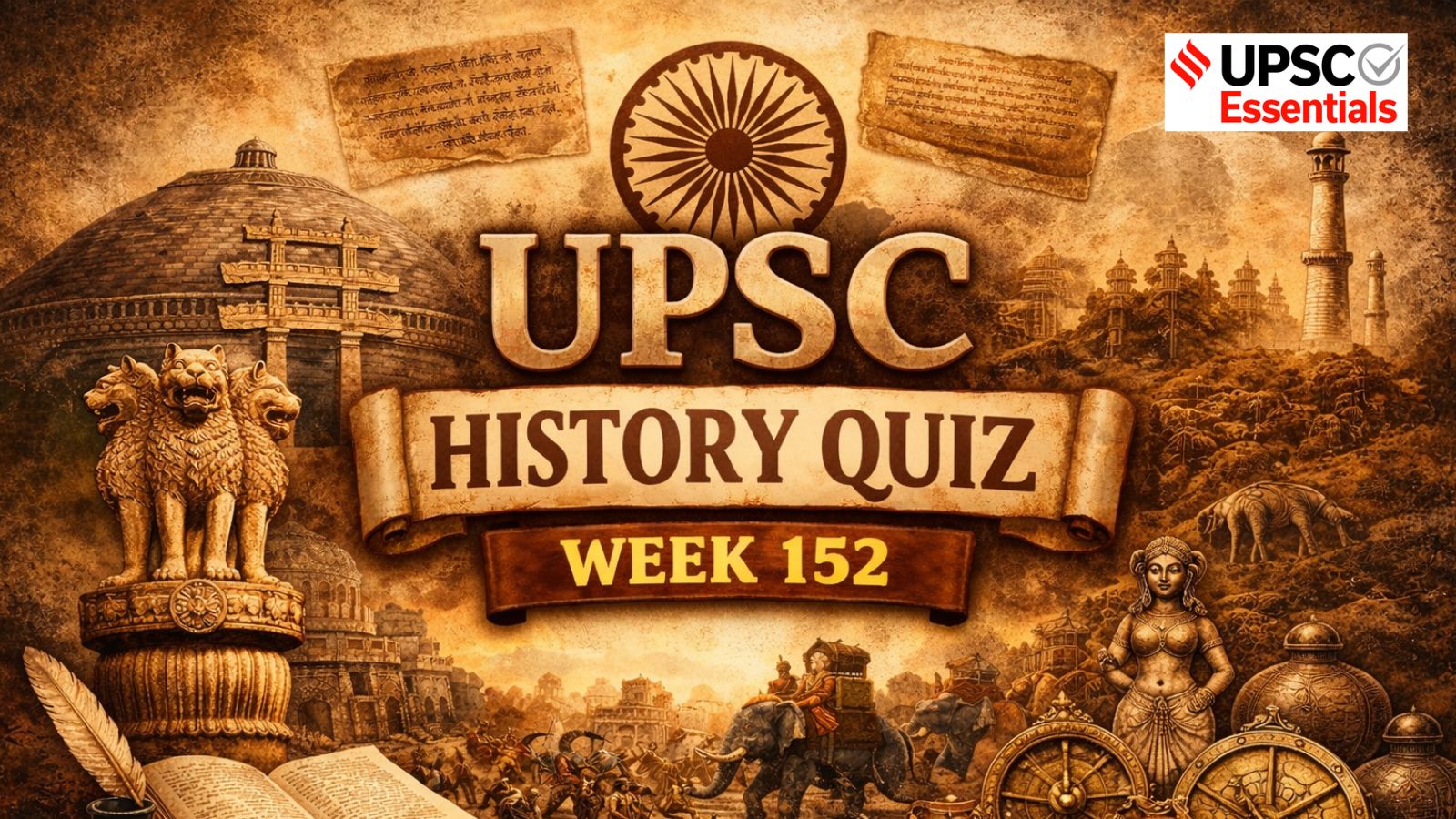 UPSC Essentials Daily Quiz— History (Week 152) : How well do you know these questions? Check out answers with explanations UPSC Essentials Daily Quiz— History (Week 152) : How well do you know these questions? Check out answers with explanations