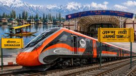 The Jammu Tawi-Srinagar Vande Bharat Express train will be operated and maintained by Northern Railway (NR) zone. (Image: NR/Enhanced with AI)