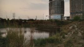 Amity student drowns in waterlogged pit, Noida, Amity University drowning, Amity University student drowning, Amity University student Harshit Bhatt drowning, delhi news, India news, Indian express, current affairs