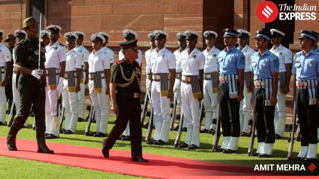 The officer is an alumnus of the National Defence Academy
