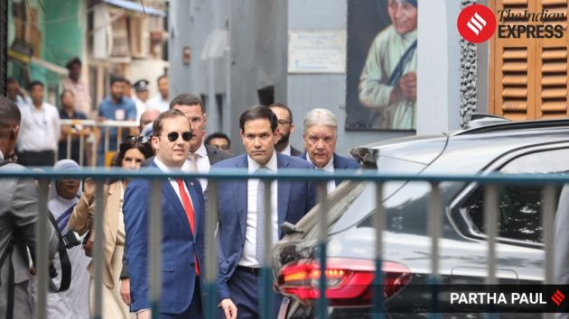 Rubio is accompanied by US Ambassador Gor, US Principal Deputy National Security Advisor Robert Gabriel