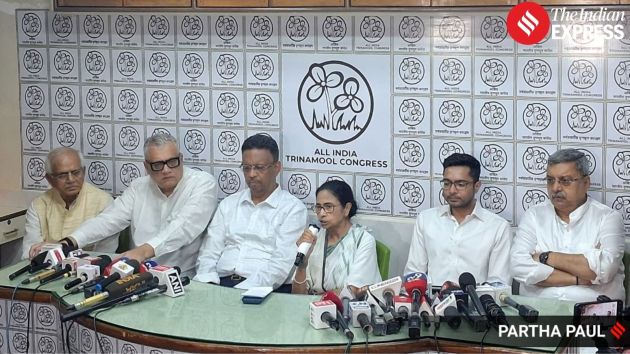 TMC supremo Mamata Banerjee ruled out stepping down following her party’s defeat in the Assembly elections