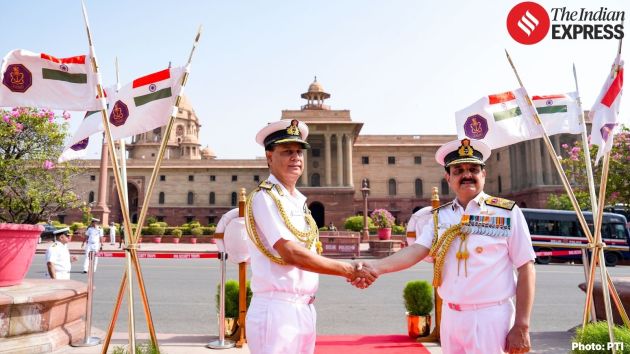 The Flag Officer has also commanded the aircraft carrier INS Vikramaditya