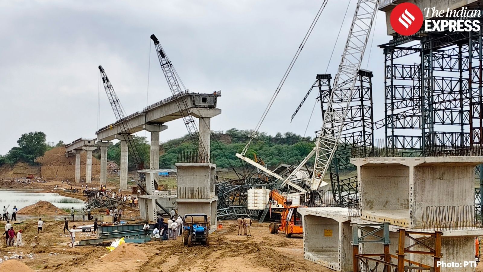 UP bridge collapse: Firm owner booked after 6 workers killed