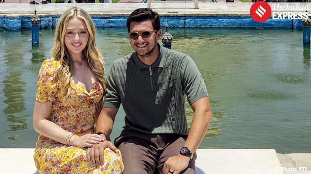 Tiffany Trump and her husband spent about an hour exploring the Taj Mahal
