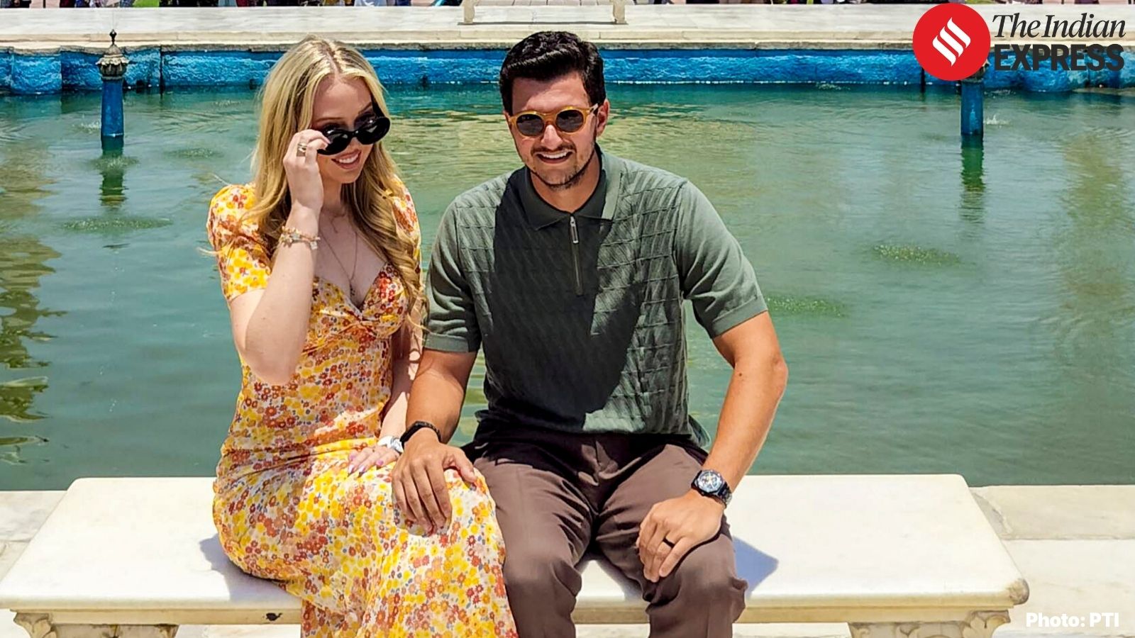 American President Donald Trump's daughter Tiffany visited the iconic Taj Mahal with her husband Michael Boulos