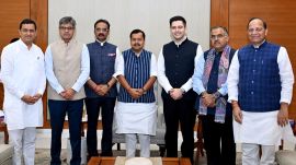 Speaker’s role in defection cases, aap mp defection, Punjab aap mp defection, Punjab aap mps join bjp, Punjab aap mps exit, aap mps join bjp, aap mps exit, AAP, Aam Aadmi Party AAP, Arvind Kejriwal, Raghav Chadha, Raghu Rai, congress Retaining 24 Akbar Road, editorial, Indian express, opinion news, current affairs